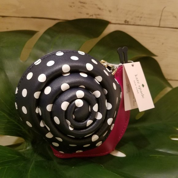 Kate Spade Enchanted Forest Snail Blue Key Fob - Picture 7 of 9